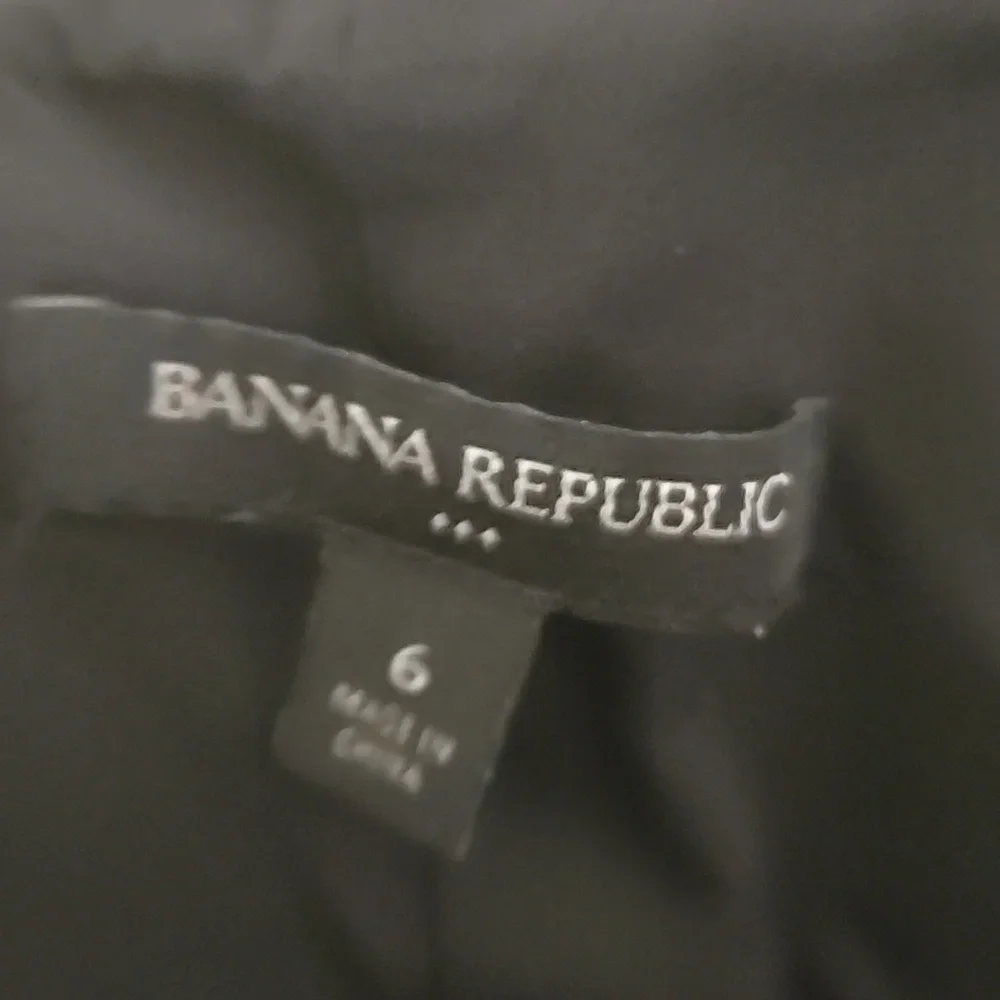 Banana Republic Linen Blend Wide Leg Cropped Jumper Jumpsuit